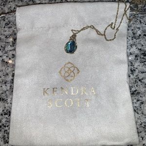 Abalone Shell Drop Pendant Necklace